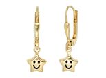 Paar OhrhäNger Jobo "Stern", Gold (Gelbgold 333), Ohrringe, Damen, Gelbgold 333, 333 Gold