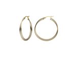 Paar Creolen Jobo, Silber (Silber 925), Ohrringe, Damen, 39Mm, Silber 925 (Sterlingsilber), 925 Silber Bicolor Vergoldet
