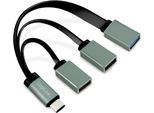 Logilink UA0315 Hub Usb 3.0 Logilink Con Porta USB-C 3.1 Gen1, 3 Porte