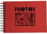 Album Fotografico Exacompta Musicart Rosso 50 Pagine Nere 23X16 Cm Rilegatura A Spirale