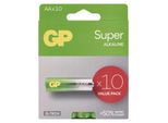 Gp Baterie Gp Alkalická Baterie Super Aa (LR6)- 10Ks