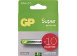Gp Baterie Gp Alkalická Baterie Super Aaa (LR03)- 10Ks