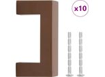 Vidaxl Maniglie Per Mobili 10 Pz. Bronzo 64 Mm Acciaio Inox