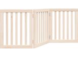 Vidaxl Recinto Pieghevole Per Cani 3 Pannelli 150 Cm In Legno Di Pioppo