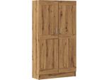 Vidaxl Libreria Artisan In Rovere 82,5X30,5X150 Cm Materiale A Base Di Legno