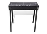 Vidaxl Bbq Grill Colonna Barbecue Carbone Grill Barbeque Quadrato