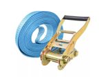 Vidaxl Cinghie Di Tensione A Cricchetto 4 Pezzi 4 Tonnellate 8M×50Mm Blu
