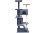 Vidaxl Tiragraffi Per Gatti In Sisal 125 Cm Blu Scuro