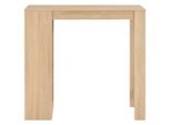 Vidaxl Tavolo Da Bar Con Ripiano In Rovere Marrone 110X50X103 Cm