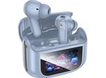 Hoco EQ21 Tws Cuffie Anc+Enc Custodia Per Touchscreen Blu