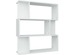Libreria/Divisorio Bianco 80X24X96 Cm In Materiale Ligneo