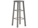 Sgabello Da Bar 2 Pz. Mdf Antracite