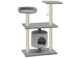 Vidaxl Tiragraffi Per Gatti In Sisal 95 Cm Grigio