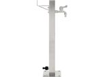 Colonna D'acqua Da Giardino In Acciaio Inox Quadrata 65 Cm