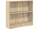 Vidaxl Libreria Rovere Sonoma 80X24X75 Cm Materiale A Base Di Legno