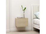 Vidaxl Comodino Rovere Sonoma 40X30X30 Cm Materiale A Base Di Legno