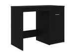 Scrivania Nera 100X50X76 Cm In Materiale Ligneo
