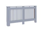 Vidaxl Rivestimento Per Radiatori Antracite 152X19X81,5 Cm Mdf