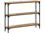 Syfax™ Tavolo Consolle Rovere Artigianale 100 X 22,5 X 75 Cm
