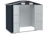 Vidaxl Capanno Per Attrezzi Antracite 205X129X183 Cm Acciaio Zincato