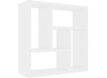 Syfax™ Scaffale A Parete Bianco 45,1X16X45,1 Cm In Legno Multistrato