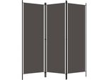 Divisorio 3 Pezzi Antracite 150X180 Cm