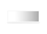 Vidaxl Specchio Da Bagno Bianco 90X10,5X37 Cm Materiale A Base Di Legno