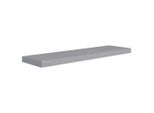 Vidaxl Scaffale Galleggiante Grigio 90X23,5X3,8 Cm Mdf