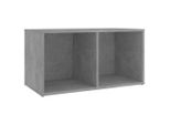 Mobile Tv Grigio Cemento 72X35X36,5 Cm Materiale A Base Di Legno