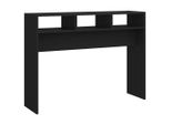 Tavolo Consolle Nero 105X30X80 Cm Materiale A Base Di Legno