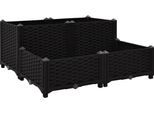 Vidaxl Letto Rialzato 80X80X38 Cm In Polipropilene