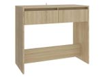 Tavolo Consolle Rovere Sonoma 89X41X76,5 Cm Materiale A Base Di Legno