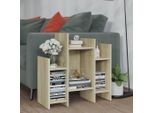 Scaffale In Rovere Sonoma 60X26X60 Cm Materiale A Base Di Legno
