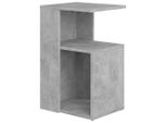 Tavolino Grigio Cemento 36X30X56 Cm Materiale A Base Di Legno