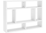 Vidaxl Scaffale A Muro Bianco 75X16X55 Cm Materiale A Base Di Legno