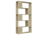 Syfax™ Libreria Divisorio Rovere Sonoma 80X24X155 Cm In Truciolato