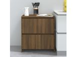 Vidaxl Credenza Look Rovere Marrone 70X41X75 Cm Materiale A Base Di Legno