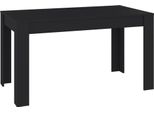 Vidaxl Tavolo Da Pranzo Nero 140X74,5X76 Cm Materiale A Base Di Legno