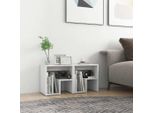 Comodini 2 Pz. Bianco 40X30X40 Cm Materiale A Base Di Legno