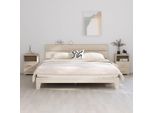 Comodini Hamar 2 Pz. Marrone Miele 40X35X62 Cm In Legno Massiccio