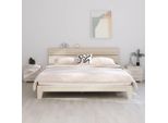 Comodini Hamar 2 Pz. Bianco 40X35X44,5 Cm In Legno Massiccio