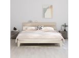 Comodini Hamar 2 Pz. Grigio Chiaro 40X35X44,5 Cm In Legno Massiccio