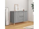 Vidaxl Credenza Grigio Rovere Sonoma 103,5X35X70 Cm Materiale A Base Di Legno