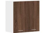 Parete Attrezzata In Rovere Marrone 60X31X60 Cm Materiale A Base Di Legno