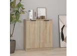 Vidaxl Credenza Rovere Sonoma 60X30X70 Cm Materiale A Base Di Legno