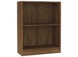 Libreria In Legno Effetto Rovere Marrone 60X24X76 Cm