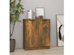 Vidaxl Credenza Rovere Affumicato 60X30X70 Cm Materiale A Base Di Legno