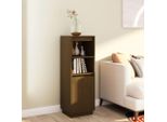 Vidaxl Credenza Marrone Miele 37X34X110 Cm In Legno Di Pino Massiccio