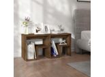 Vidaxl Comodini 2 Pz. Aspetto Rovere Marrone 40X30X40 Cm Materiale A Base Di Legno