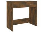 Vidaxl Scrivania Rovere Affumicato 80X40X75 Cm Materiale A Base Di Legno